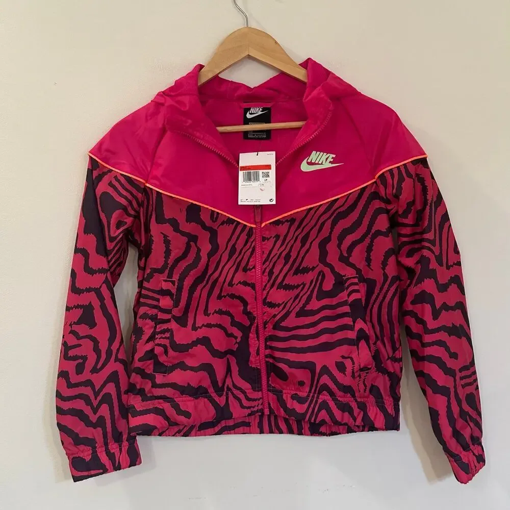 New Nike Girls Windbreaker sz L